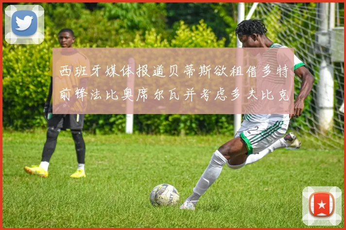 西班牙媒体报道贝蒂斯欲租借多特前锋法比奥席尔瓦并考虑多夫比克
